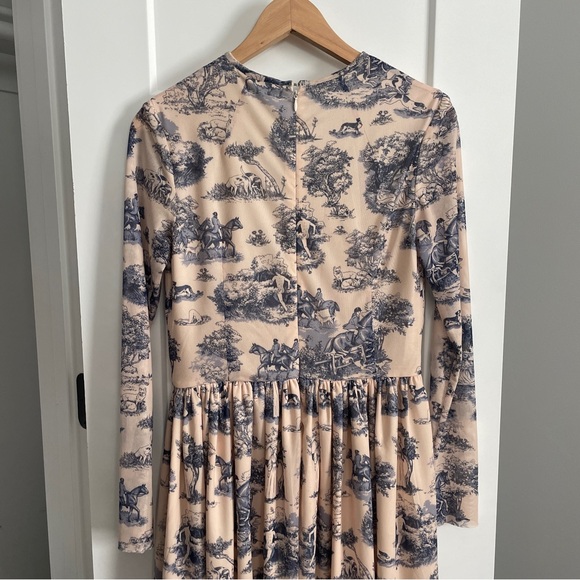 Rachel Antonoff Van Manhunt Toile Mesh Midi Dress Size 0 XS - Picture 7 of 13